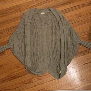 Boho knit sweatshirt